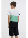 Sam 73 Зелено-бяла тениска за момчета SAM 73 Jabba