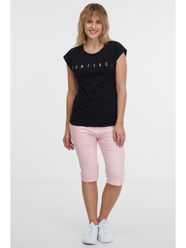 Sam 73 Черна дамска тениска SAM 73 Octavia