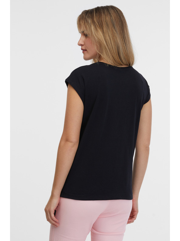 Sam 73 Черна дамска тениска SAM 73 Octavia