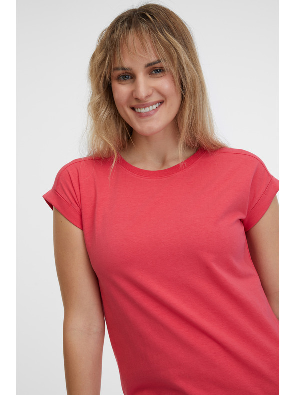 Sam 73 Коралова дамска основна тениска SAM 73 Miranda