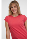 Sam 73 Коралова дамска основна тениска SAM 73 Miranda