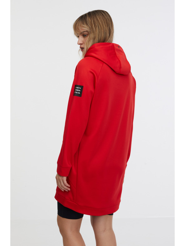 Sam 73 Червена дамска блуза с дълъг ръкав SAM 73 Thalia