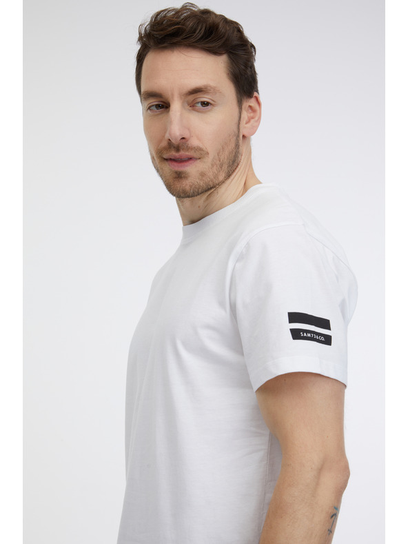 Sam 73 Бяла мъжка поло риза SAM 73 Joey