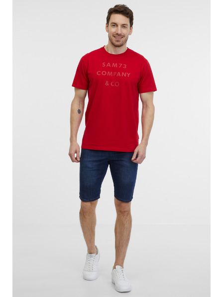 Sam 73 Червена мъжка тениска SAM 73 Milhouse
