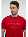 Sam 73 Червена мъжка тениска SAM 73 Milhouse