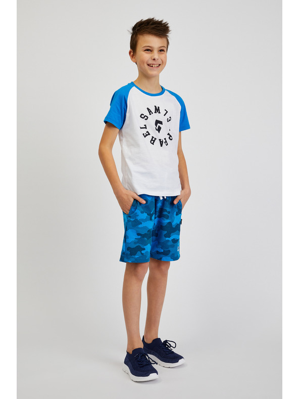 Sam 73 Бяла тениска за момчета SAM 73 Richard