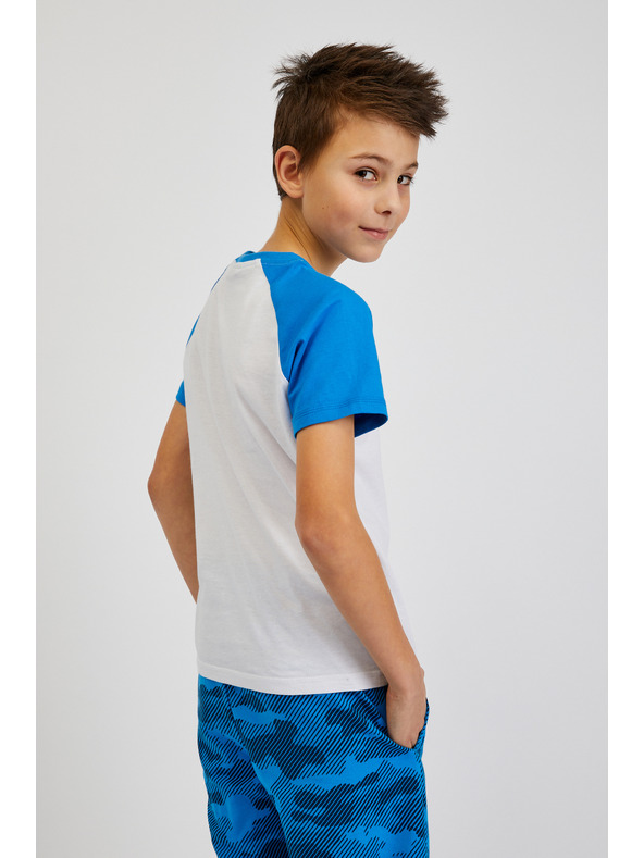 Sam 73 Бяла тениска за момчета SAM 73 Richard