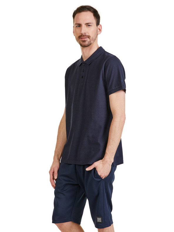 Sam 73 Тъмносиня мъжка поло блуза SAM 73 Henry