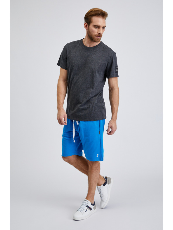 Sam 73 Тъмно сива мъжка тениска SAM 73 Freddie