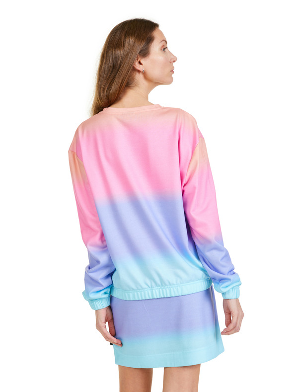 Sam 73 Синьо-розова дамска щампована суитшърт SAM 73 Clara