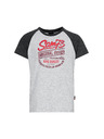 Sam 73 Сива тениска за момче с щампа SAM 73