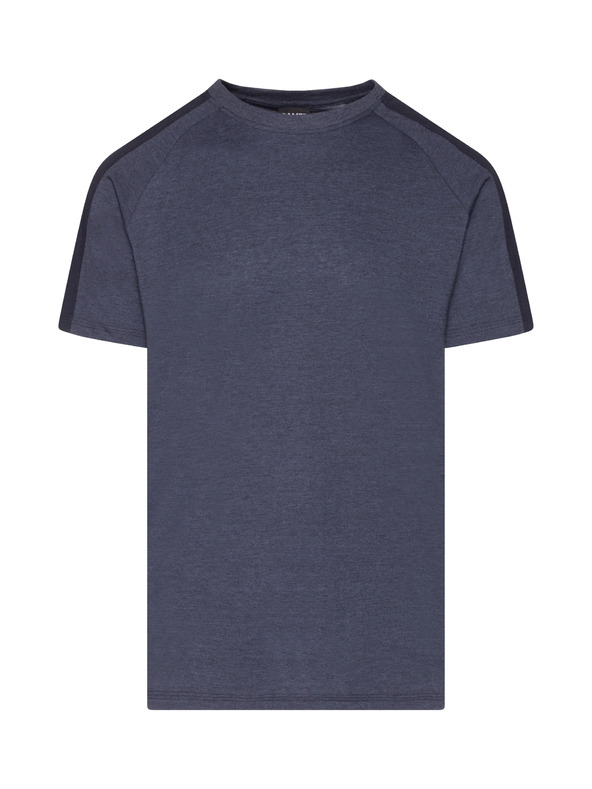 Sam 73 Синя мъжка тениска с щампа SAM 73