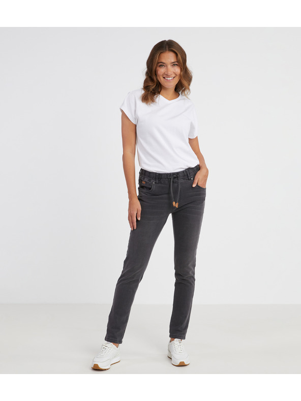 Sam 73 Тъмно сив дамски дънков панталон SAM 73 Lisa