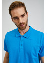 Sam 73 Синя мъжка памучна поло риза SAM73 Chryz