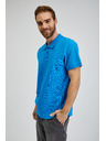 Sam 73 Синя мъжка памучна поло риза SAM73 Chryz