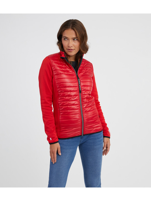 Sam 73 Червено дамско олекотено ватирано яке SAM 73 Melman