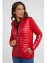 Sam 73 Червено дамско олекотено ватирано яке SAM 73 Melman