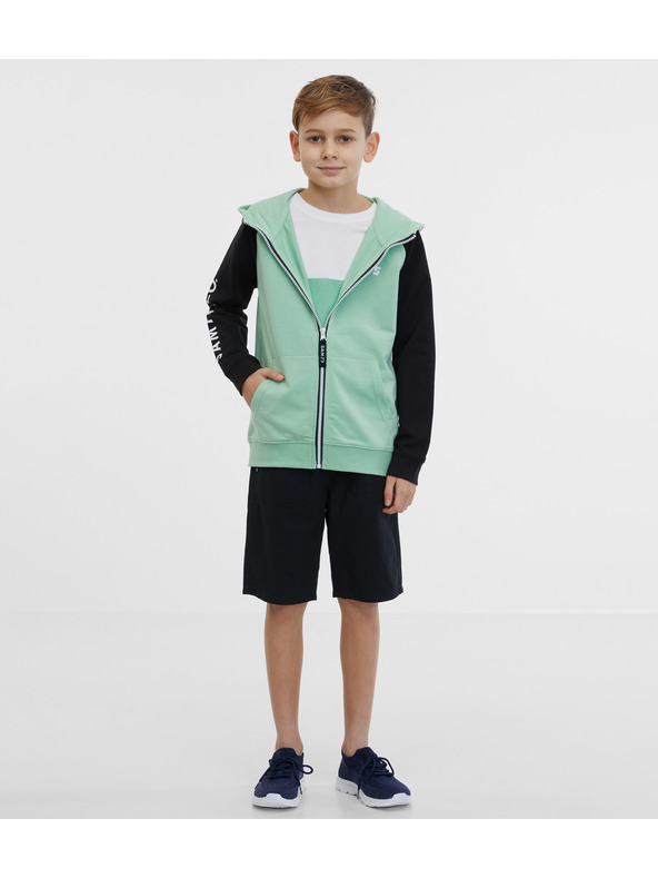 Sam 73 Черно-зелен суитчър за момчета SAM 73 Next