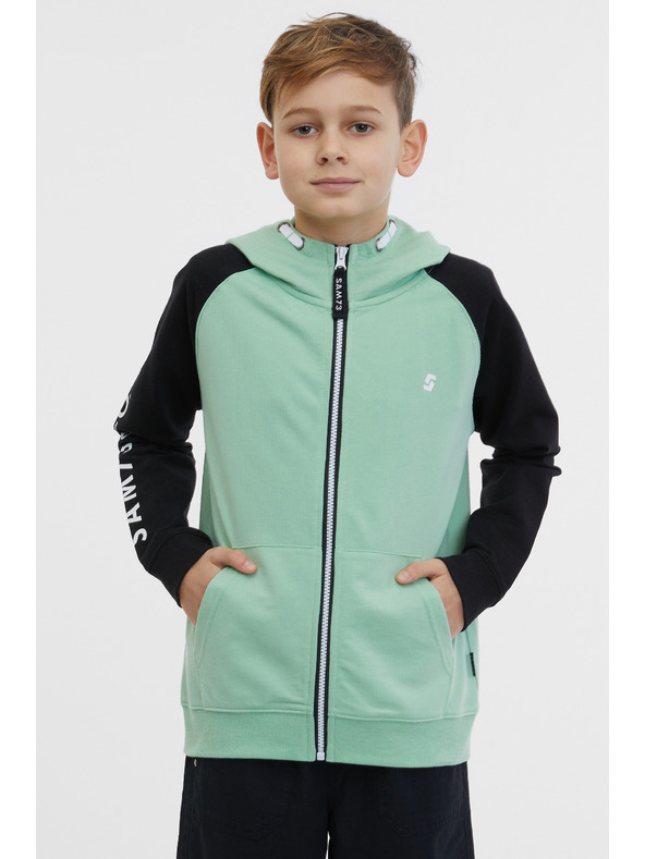 Sam 73 Черно-зелен суитчър за момчета SAM 73 Next