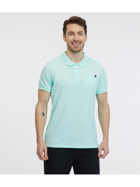 Sam 73 Тюркоазена мъжка поло риза SAM 73 Julian