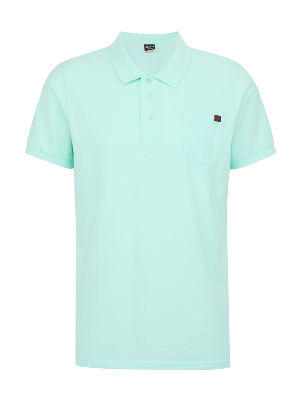 Sam 73 Тюркоазена мъжка поло риза SAM 73 Julian