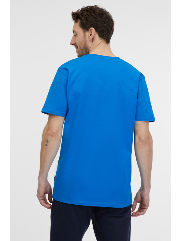 Sam 73 Синя мъжка тениска SAM 73 Goose