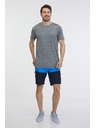 Sam 73 Сива мъжка тениска с косъмчета SAM 73 Fortunato