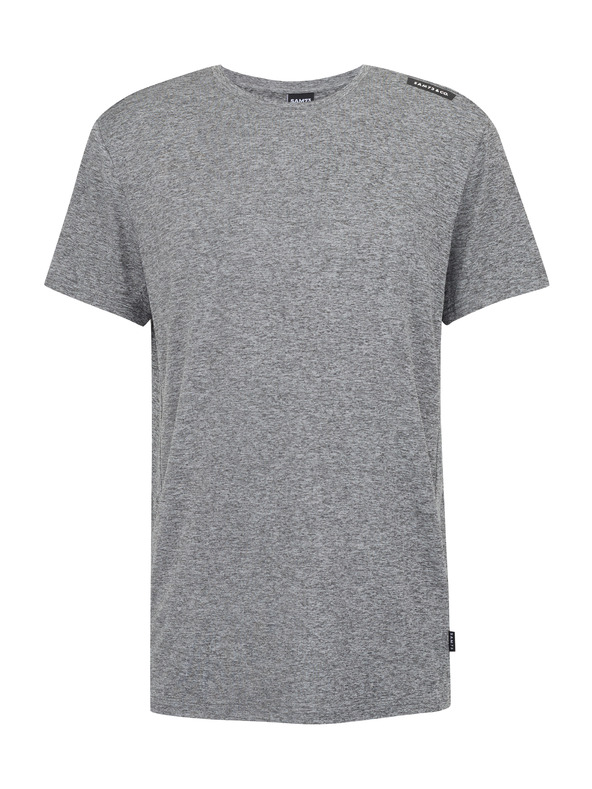 Sam 73 Сива мъжка тениска с косъмчета SAM 73 Fortunato