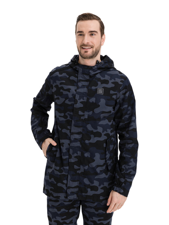 Sam 73 Тъмносиньо мъжко камуфлажно яке SAM 73