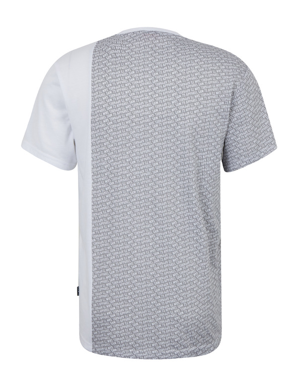 Sam 73 Светлосива мъжка шарена тениска SAM 73 Paul