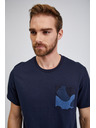 Sam 73 Тъмно синя мъжка тениска SAM 73 Sean