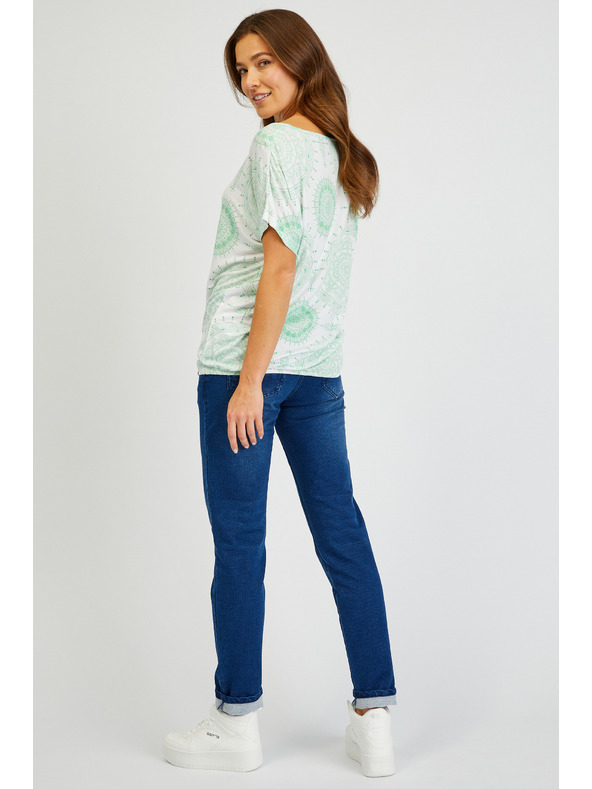 Sam 73 Дамска тениска SAM73 Taurus в бяло и зелено