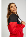 Sam 73 Черно-червен дамски суитшърт с цип SAM73 Octans