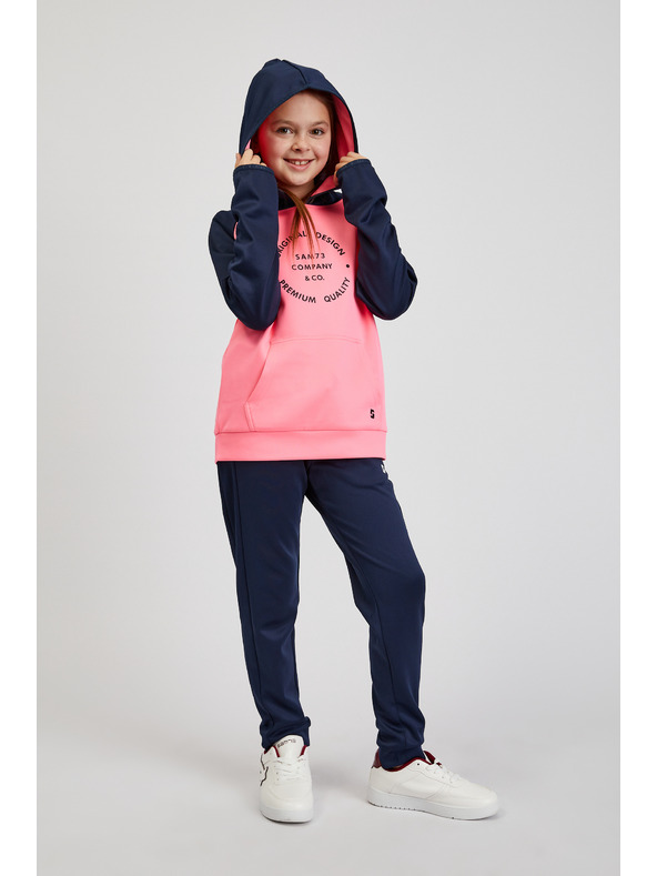 Sam 73 Син и розов суитчър за момичета SAM73 Draco