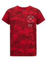 Sam 73 Червена памучна армейска тениска за момчета SAM73 Hydrus