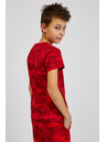 Sam 73 Червена памучна армейска тениска за момчета SAM73 Hydrus