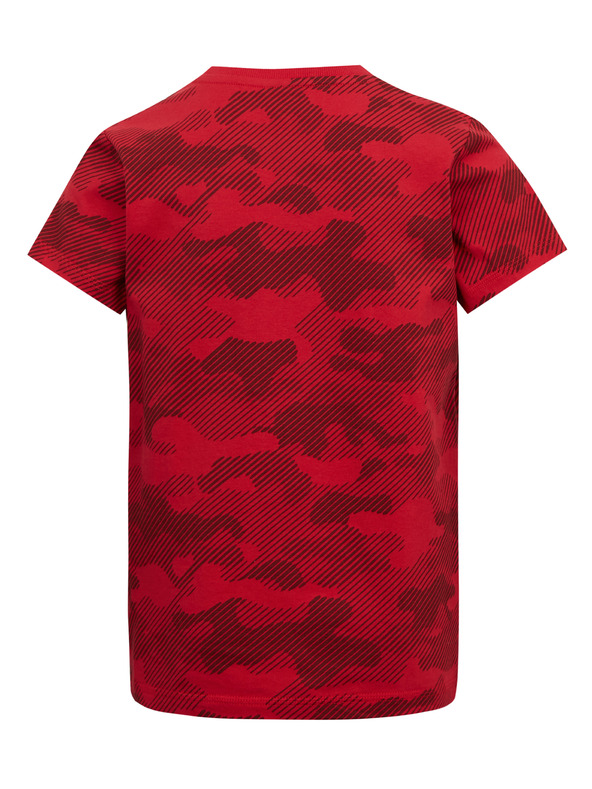 Sam 73 Червена памучна армейска тениска за момчета SAM73 Hydrus