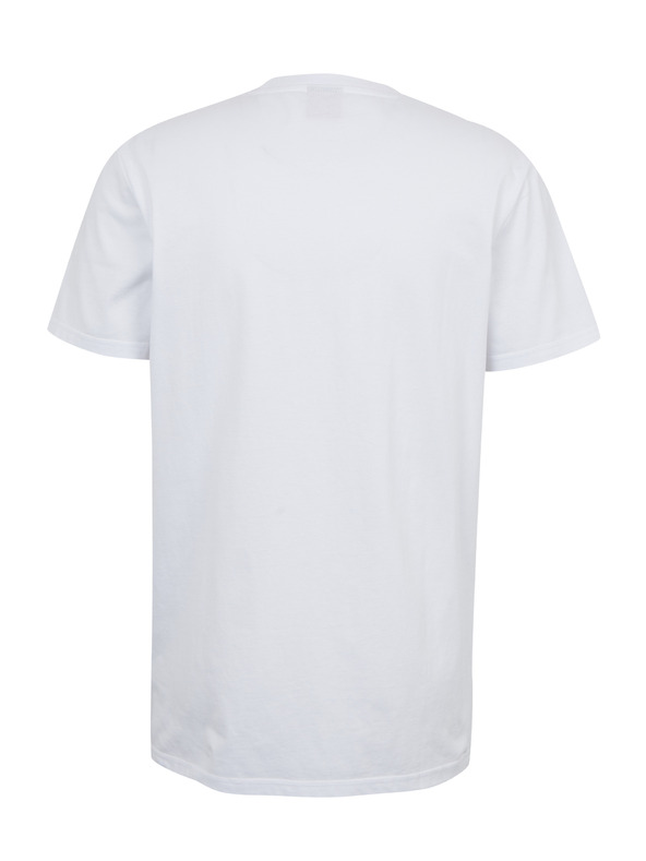 Sam 73 Бяла мъжка памучна риза с щампа SAM73 Almandit