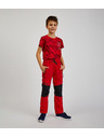 Sam 73 Черно-червени детски спортни панталони SAM73 Jonathan