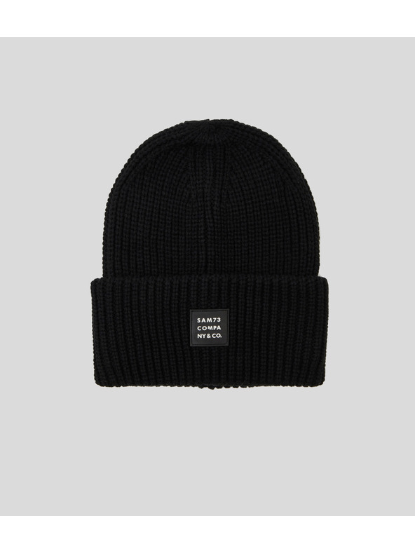 Sam 73 Черна зимна шапка с ребра SAM 73 Dublin