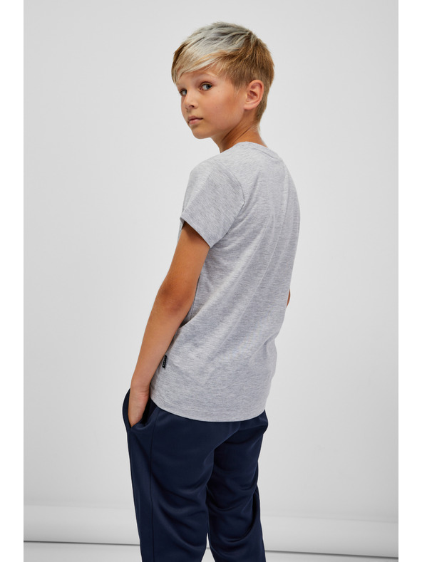 Sam 73 Светлосива раирана тениска за момчета SAM 73 Janson