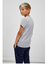 Sam 73 Светлосива раирана тениска за момчета SAM 73 Janson