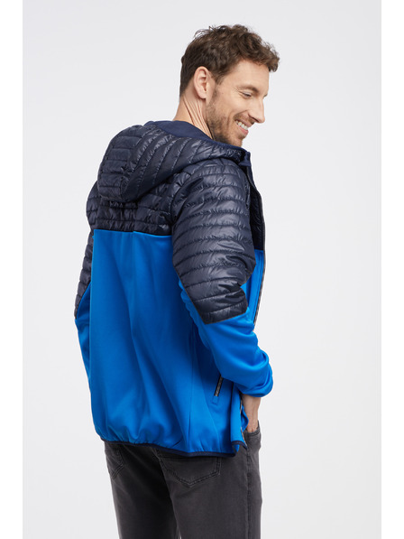 Sam 73 Черно-синьо мъжко олекотено ватирано яке SAM 73 Vader