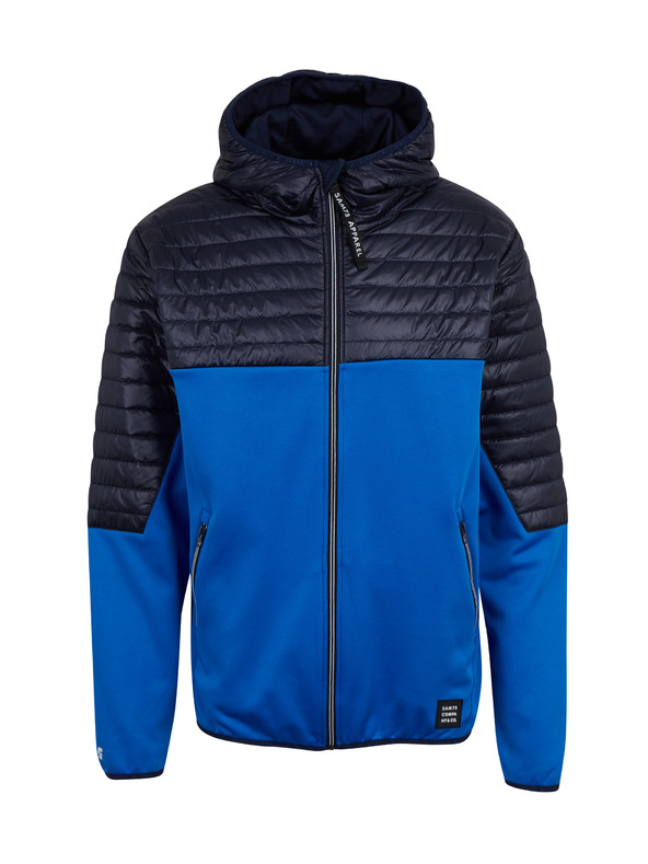 Sam 73 Черно-синьо мъжко олекотено ватирано яке SAM 73 Vader