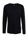 Sam 73 Черна мъжка тениска с дълъг ръкав SAM 73 Regulus