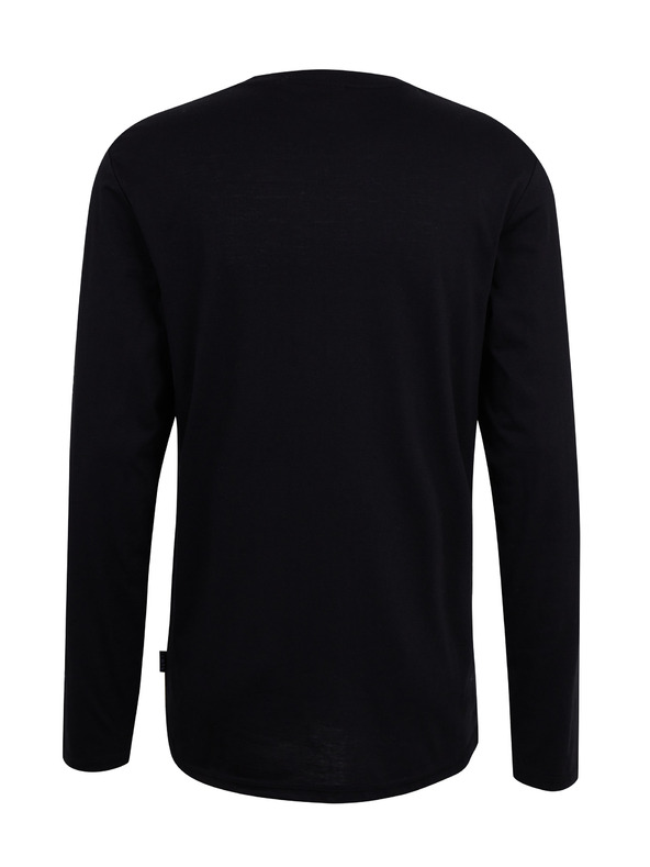 Sam 73 Черна мъжка тениска с дълъг ръкав SAM 73 Regulus
