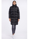 Sam 73 Черно дамско зимно ватирано палто SAM 73 Hedvika