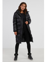 Sam 73 Черно дамско зимно палто с ватирани ръкави SAM 73