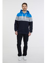 Sam 73 Синьо-черно мъжко яке с качулка SAM 73 Gerado