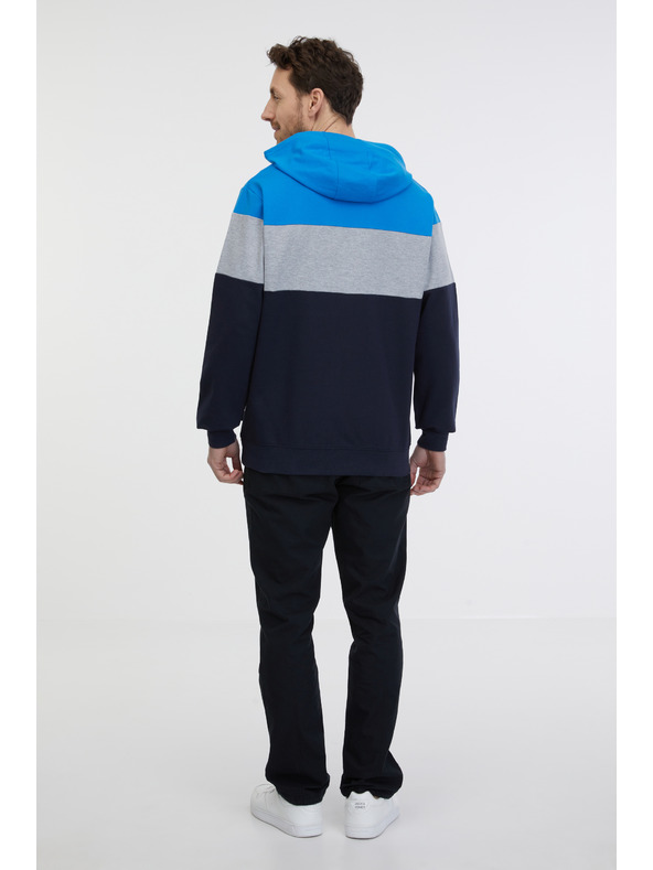 Sam 73 Синьо-черно мъжко яке с качулка SAM 73 Gerado